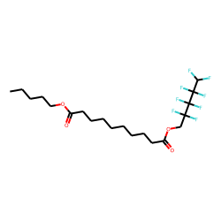 Sebacic acid, 2,2,3,3,4,4,5,5-octafluoropentyl pentyl ester