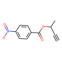 4-Nitrobenzoic acid, but-3-yn-2-yl ester