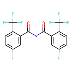 Benzamide, 2-trifluoromethyl-5-fluoro-N-(2-trifluoromethyl-5-fluorobenzoyl)-N-methyl-
