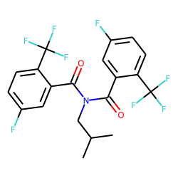 Benzamide, 2-trifluoromethyl-5-fluoro-N-(2-trifluoromethyl-5-fluorobenzoyl)-N-isobutyl-