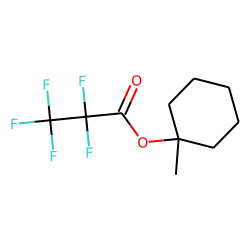 1-Methylcyclohexanol, pentafluoropropionate