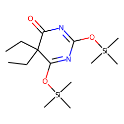 Pyrimidine, 2,4-dihydroxy-6-oxo-5,5-diethyl, TMS