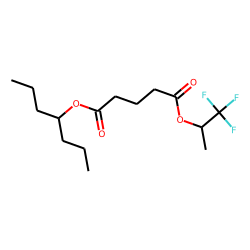 Glutaric acid, 1,1,1-trifluoroprop-2-yl hept-4-yl ester