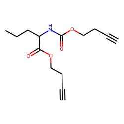 L-Norvaline, N-(but-3-yn-1-yloxycarbonyl)-, but-3-yn-1-yl ester