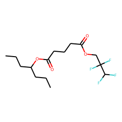 Glutaric acid, 3,3,4,4-tetrafluoropropyl hept-4-yl ester