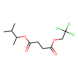 Succinic acid, 3-methylbut-2-yl 2,2,2-trichloroethyl ester