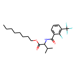 L-Valine, N-(2-fluoro-3-trifluoromethylbenzoyl)-, octyl ester