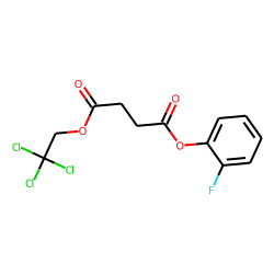 Succinic acid, 2-fluorophenyl 2,2,2-trichloroethyl ester