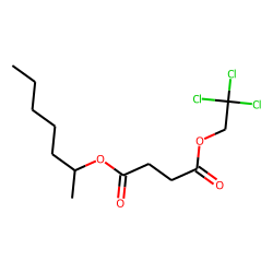 Succinic acid, hept-2-yl 2,2,2-trichloroethyl ester