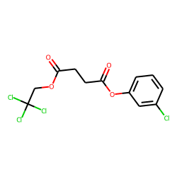 Succinic acid, 3-chlorophenyl 2,2,2-trichloroethyl ester