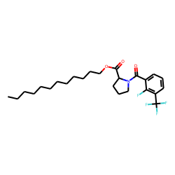 L-Proline, N-(2-fluoro-3-trifluoromethylbenzoyl)-, dodecyl ester