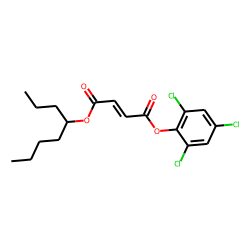 Fumaric acid, 4-octyl 2,4,6-trichlorophenyl ester