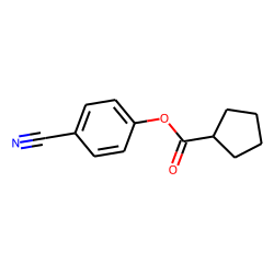 Cyclopentanecarboxylic acid, 4-cyanophenyl ester