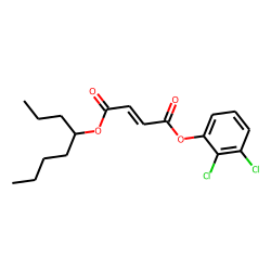 Fumaric acid, 4-octyl 2,3-dichlorophenyl ester