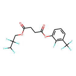 Succinic acid, 2,2,3,3-tetrafluoropropyl 2-fluoro-3-(trifluoromethyl)phenyl ester