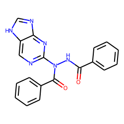 Hydrazine, 1,2-dibenzoyl-2-purinyl-