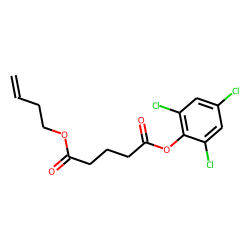 Glutaric acid, 2,4,6-trichlorophenyl but-3-en-1-yl ester