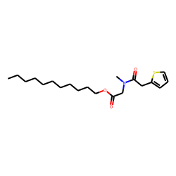 Sarcosine, N-(2-thiophenylacetyl)-, undecyl ester