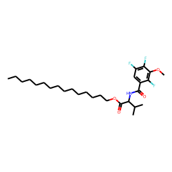 L-Valine, N-(3-methoxy-2,4,5-trifluorobenzoyl)-, pentadecyl ester