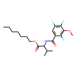 L-Valine, N-(3-methoxy-2,4,5-trifluorobenzoyl)-, heptyl ester