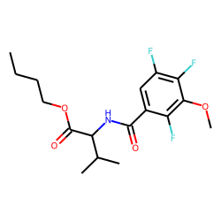 L-Valine, N-(3-methoxy-2,4,5-trifluorobenzoyl)-, butyl ester