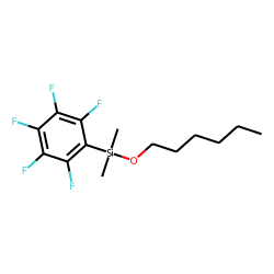 1-Dimethyl(pentafluorophenyl)silyloxyhexane