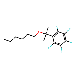 Hexanol, dimethylpentafluorophenylsilyl ether