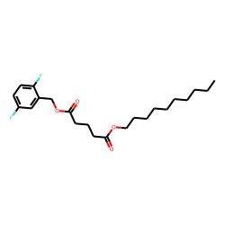 Glutaric acid, decyl 2,5-difluorobenzyl ester