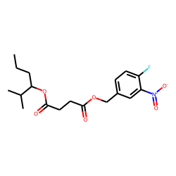 Succinic acid, 4-fluoro-3-nitrobenzyl 2-methylhex-3-yl ester