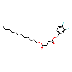 Succinic acid, 3,4-difluorobenzyl dodecyl ester