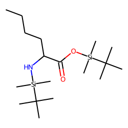 D,L-Norleucine, N-(tert-butyldimethylsilyl)-, tert-butyldimethylsilyl ester
