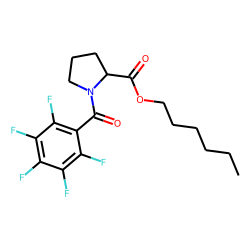 L-Proline, N-(pentafluorobenzoyl)-, hexyl ester
