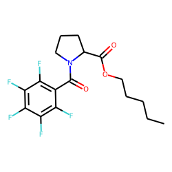 L-Proline, N-(pentafluorobenzoyl)-, pentyl ester
