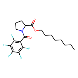 L-Proline, N-(pentafluorobenzoyl)-, octyl ester
