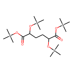 3,4-Dideoxyhexaric acid, TMS