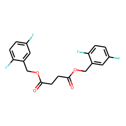 Succinic acid, di(2,5-difluorobenzyl) ester