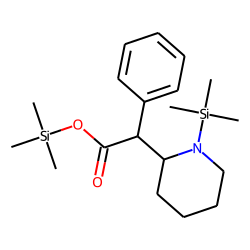 Ritalinic acid, N-trimethylsilyl-, trimethylsilyl ester