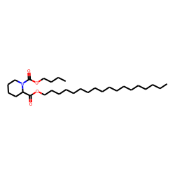 Pipecolic acid, N-butoxycarbonyl-, octadecyl ester