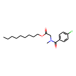Sarcosine, N-(4-chlorobenzoyl)-, nonyl ester