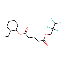 Glutaric acid, 2,2,3,3-tetrafluoropropyl 2-ethylcyclohexyl ester