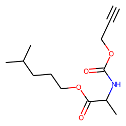 D-Alanine, N-propargyloxycarbonyl-, isohexyl ester