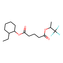 Glutaric acid, 2-ethylcyclohexyl 1,1,1-trifluoroprop-2-yl ester
