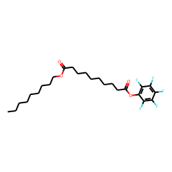 Sebacic acid, nonyl pentafluorophenyl ester