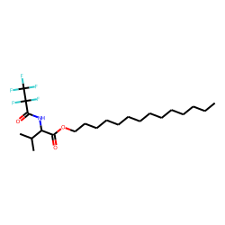 l-Valine, n-pentafluoropropionyl-, tetradecyl ester