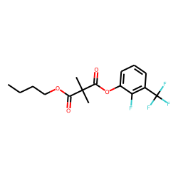 Dimethylmalonic acid, butyl 2-fluoro-3-trifluoromethylphenyl ester