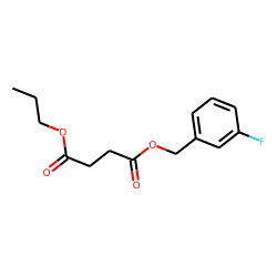 Succinic acid, 3-fluorobenzyl propyl ester