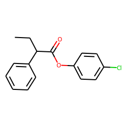 Butyric acid, 2-phenyl-, 4-chlorophenyl ester