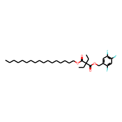 Diethylmalonic acid, heptadecyl 2,4,5-trifluorobenzyl ester