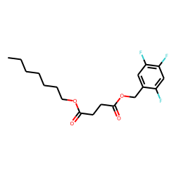 Succinic acid, heptyl 2,4,5-trifluorobenzyl ester