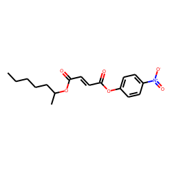 Fumaric acid, 4-nitrophenyl hept-2-yl ester